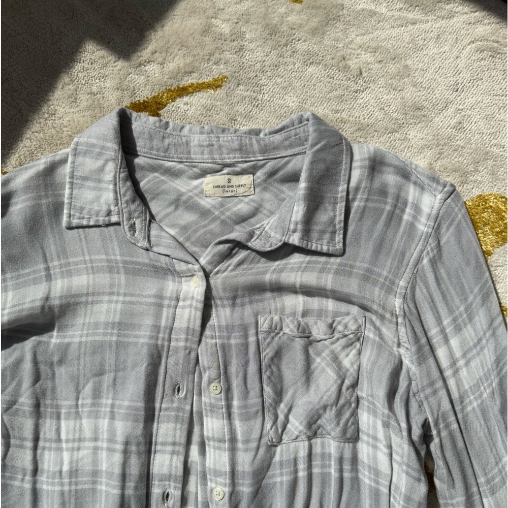 Thread & Supply Plaid Button Down - image 3